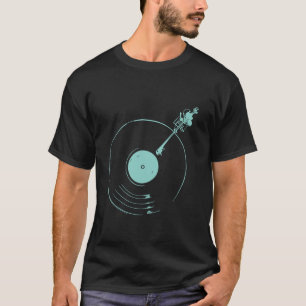 ビニールレコードレトロ音楽ヴィンテージディスクジョッキーギフト Tシャツ