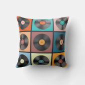 ビニールレコードレトロLPディスクセットヴィンテージIllustra クッション (裏面)