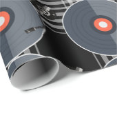 ビニールレコード包装紙 ラッピングペーパー (ロールコーナー)