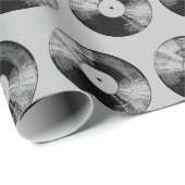 ビニールレコード包装紙 ラッピングペーパー (ロールコーナー)