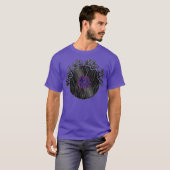 ビニールレコード収集レトロヴィンテージLPアルバム Tシャツ (正面フル)