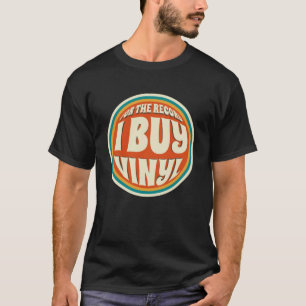 ビニールレコード収集買Iビニル Tシャツ
