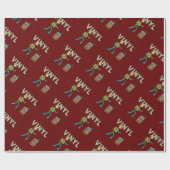 ビニールレコード収集 ラッピングペーパー (フラット)