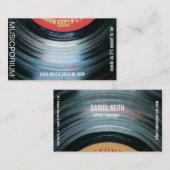 ビニールレコード名 名刺 (正面/裏面)