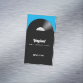 ビニールレコード店 マグネット名刺 (インサイチュ)