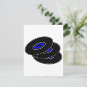 ビニールレコード招待状 招待状 (スタンド正面)