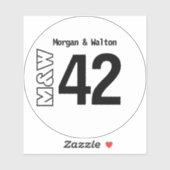 ビニールレコード用の任意のカラーテーブル番号シール シール (シート)