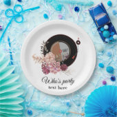 ビニールレコード紙プレート ペーパープレート (パーティー)