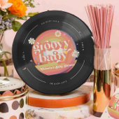 ビニールレコード赤ちゃんシャワー ペーパープレート