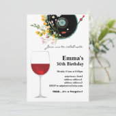 ビニールレコード，オリ素朴ディーズ音楽，花，大人 招待状 (スタンド正面)