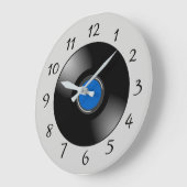 ビニールレコード ラージ壁時計 (傾斜)