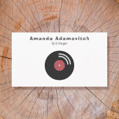 ビニールレコード 名刺