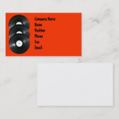 ビニールレコード 名刺 (正面/裏面)