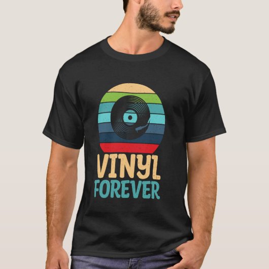 ビニールレコード Forever Tシャツ (正面)