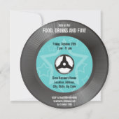 ビニールレトロパーティー 招待状 (裏面)