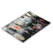 ビニールレトロプラスチック旧黒 ノートブック (左側)