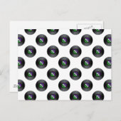 ビニールロック記録パターン ポストカード (正面/裏面)