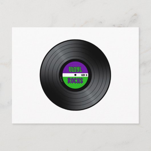 ビニールロックLP ポストカード (正面)