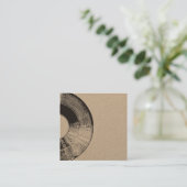 ビニール動揺してレコード スクエア名刺 (スタンド正面)