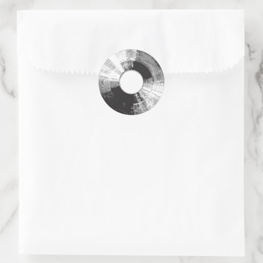 ビニール動揺してレコード ラウンドシール (バッグ)
