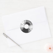 ビニール動揺してレコード ラウンドシール (封筒)