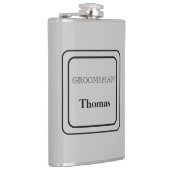 ビニール包まれたフラスコ・グロムスマン フラスク (右)