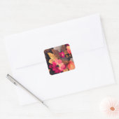 ビニール包まれたフラスコ スクエアシール (封筒)