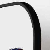 ビニール包まれたフラスコ ピックルボールラケット (左詳細)