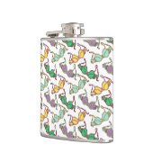 ビニール包まれたフラスコ フラスク (左)