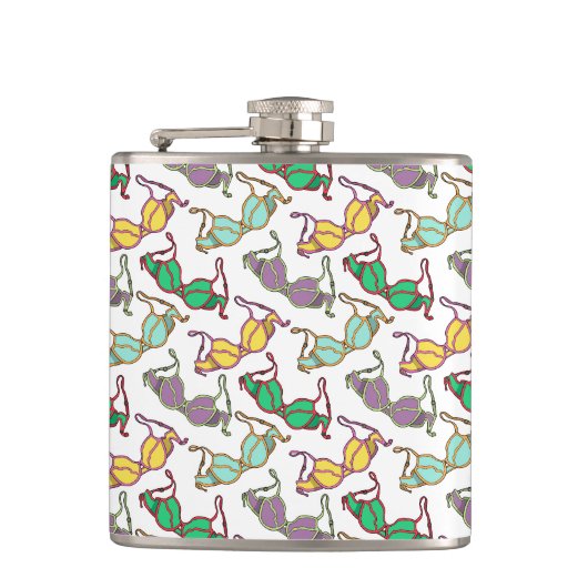 ビニール包まれたフラスコ フラスク (正面)