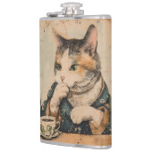 ビニール包まれたフラスコ フラスク (左)