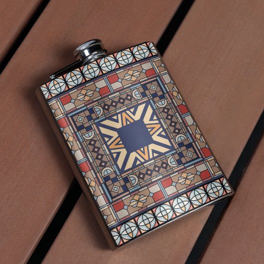 ビニール包まれたフラスコ フラスク