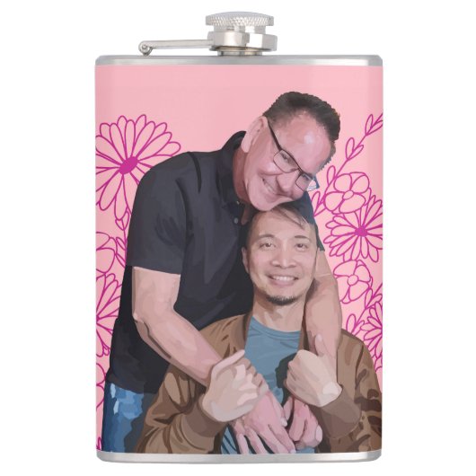 ビニール包まれたフラスコ フラスク (正面)