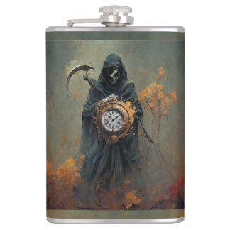 ビニール包まれたフラスコ フラスク