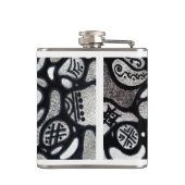 ビニール包まれたフラスコ フラスク (裏面)