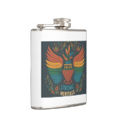 ビニール包まれたフラスコ「統一されたプライドストロング伝統」 フラスク (右)