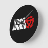 ビニール巡視会 ラウンド壁時計 (傾斜)