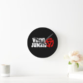 ビニール巡視会 ラウンド壁時計 (ホーム)