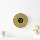 ビニール時間 ラウンド壁時計 (ホーム)