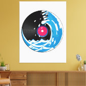 ビニール波 キャンバスプリント (インサイチュ (リビング))