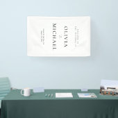 ビニール結婚看板へようこそ 横断幕 (トレードショー)