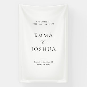 ビニール結婚看板バナーへようこそ 横断幕