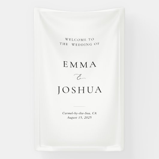 ビニール結婚看板バナーへようこそ 横断幕 (縦)