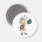 ビニール製のレコード愛好家マグネット マグネット (正面/裏面)