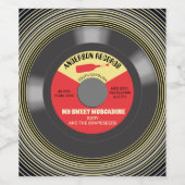 ビニール製の独身の自家製パーソナライズされた品 ワインラベル (シングルラベル)