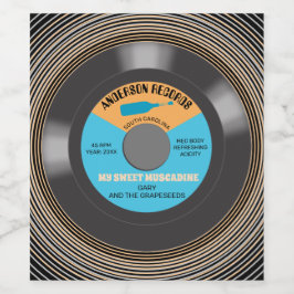 ビニール製の独身の自家製パーソナライズされた品 ワインラベル