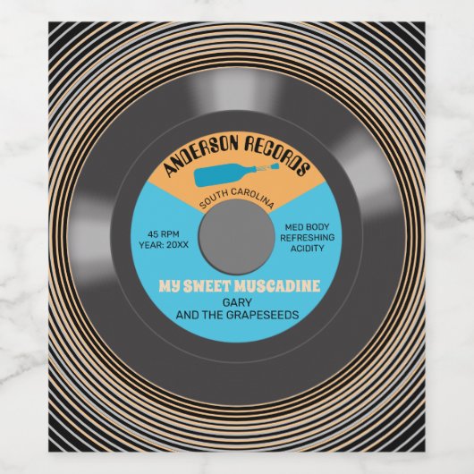 ビニール製の独身の自家製パーソナライズされた品 ワインラベル (シングルラベル)