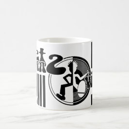 ビニール音楽モノマファンキーグを2つダウン コーヒーマグカップ