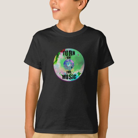 ビニール音楽 Tシャツ (正面)