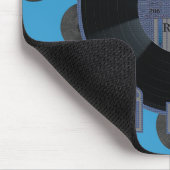 ビニール33 RPMの記録1955ラベル2 マウスパッド (コーナー)